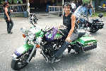 The other Betsy on her bike