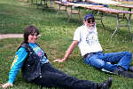 Friends hanging out